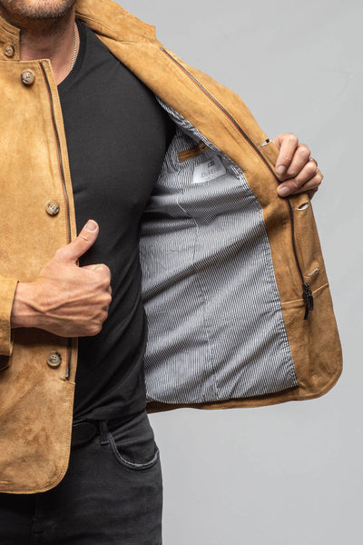 Axel's Florence Collection Hunter Goat Suede Blazer Samples - Mens - Outerwear - Cloth