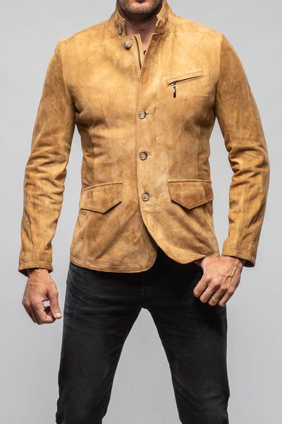 Axel's Florence Collection Hunter Goat Suede Blazer Samples - Mens - Outerwear - Cloth