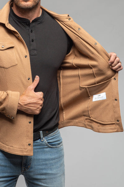 Axel's Florence Collection Jude Cashmere Snap Shirt Samples - Mens - Outerwear - Cloth