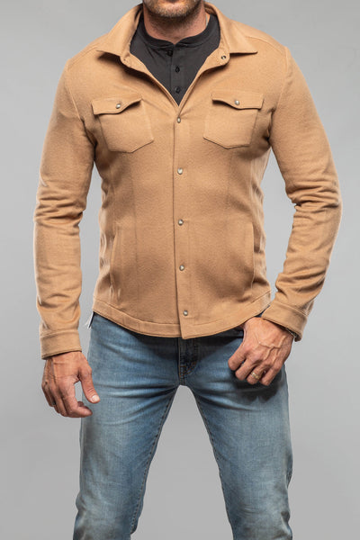 Axel's Florence Collection Jude Cashmere Snap Shirt Samples - Mens - Outerwear - Cloth