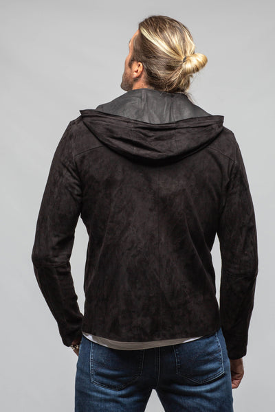 Axel's Florence Collection Kane Suede Hoodie Samples - Mens - Outerwear - Leather