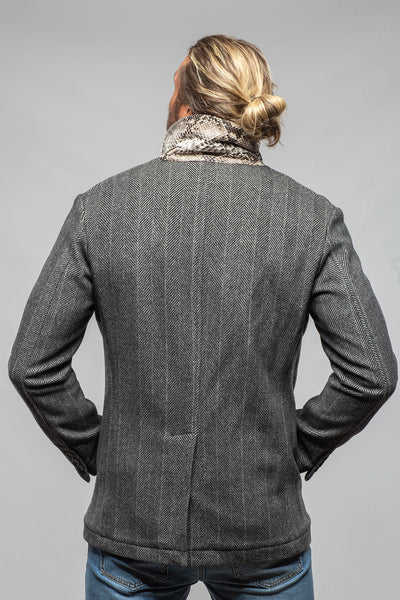 Axel's Florence Collection Klose Wool & Cashmere Python-Trim Coat Mens - Outerwear - Cloth