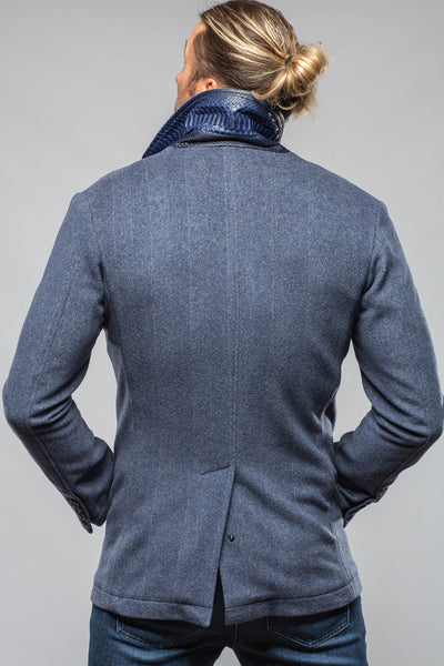 Axel's Florence Collection Klose Wool & Cashmere Python-Trim Coat Mens - Outerwear - Cloth