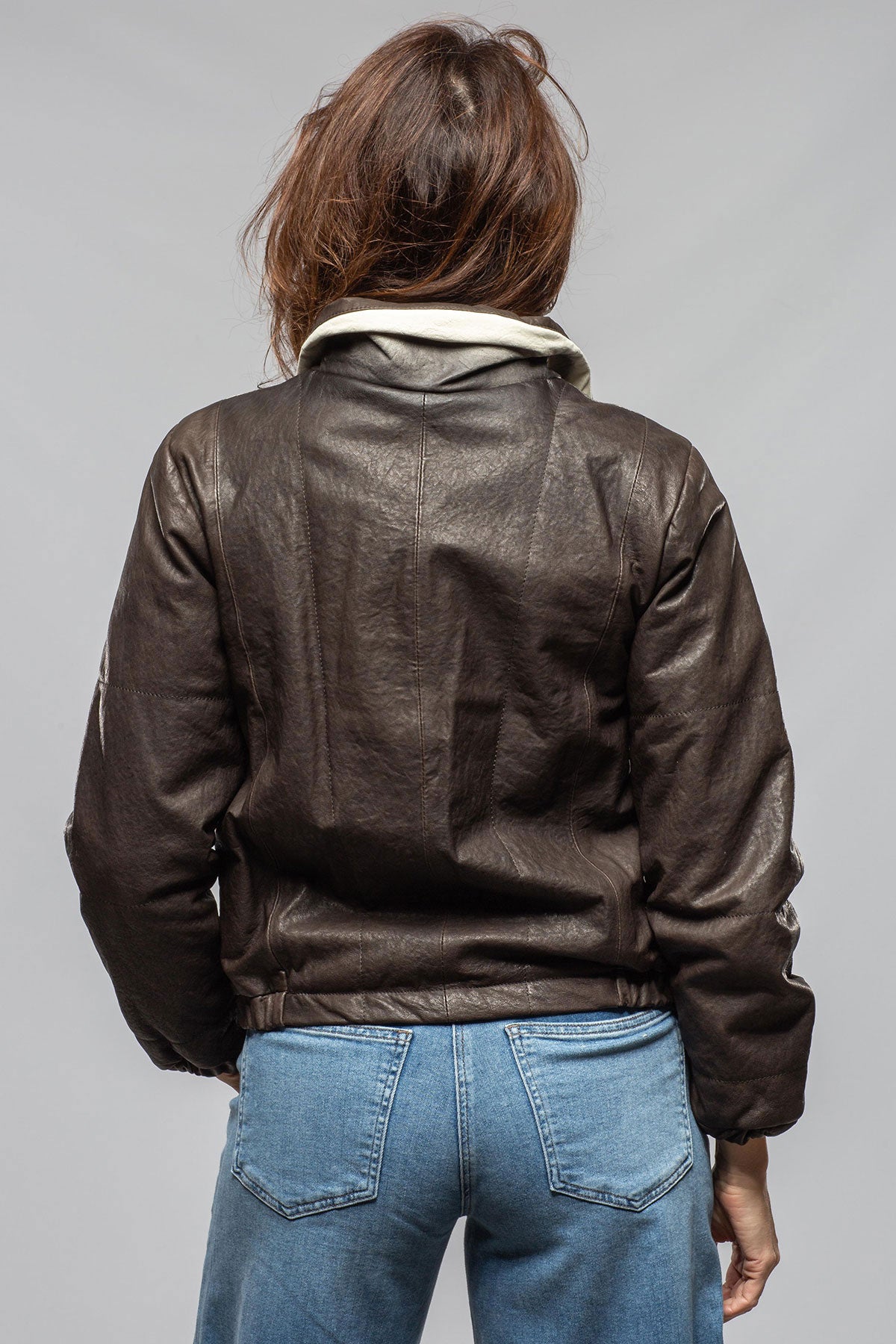 Axel's Florence Collection Krista Pianted Nappa Jacket Samples - Ladies - Outerwear - Leather