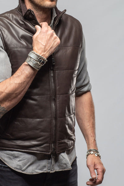 Axel's Florence Collection Land Cruiser Vest In Moro Samples - Mens - Outerwear - Leather