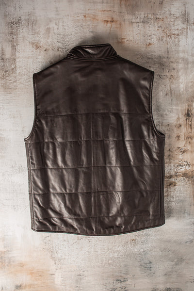 Axel's Florence Collection Land Cruiser Vest In Moro Samples - Mens - Outerwear - Leather
