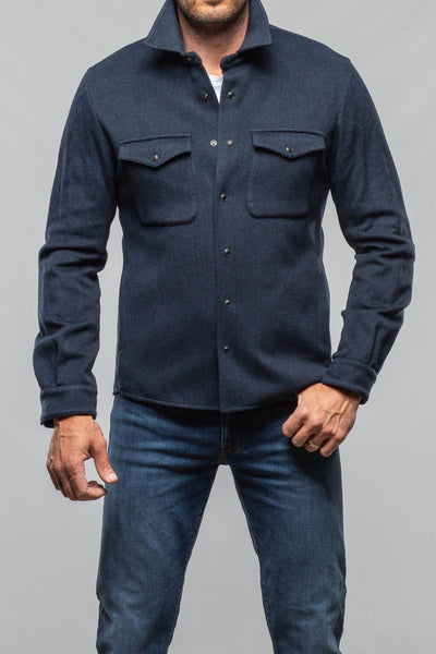 Axel's Florence Collection Levi Cashmere Snap Shirt Samples - Mens - Outerwear - Cloth