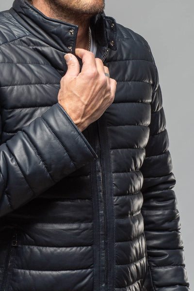 Axel's Florence Collection Limerock Nappa Leather Puffer Jacket Samples - Mens - Outerwear - Leather