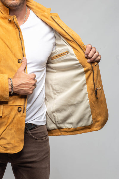 Axel's Florence Collection Litchfield Suede Blazer Samples - Mens - Outerwear - Leather
