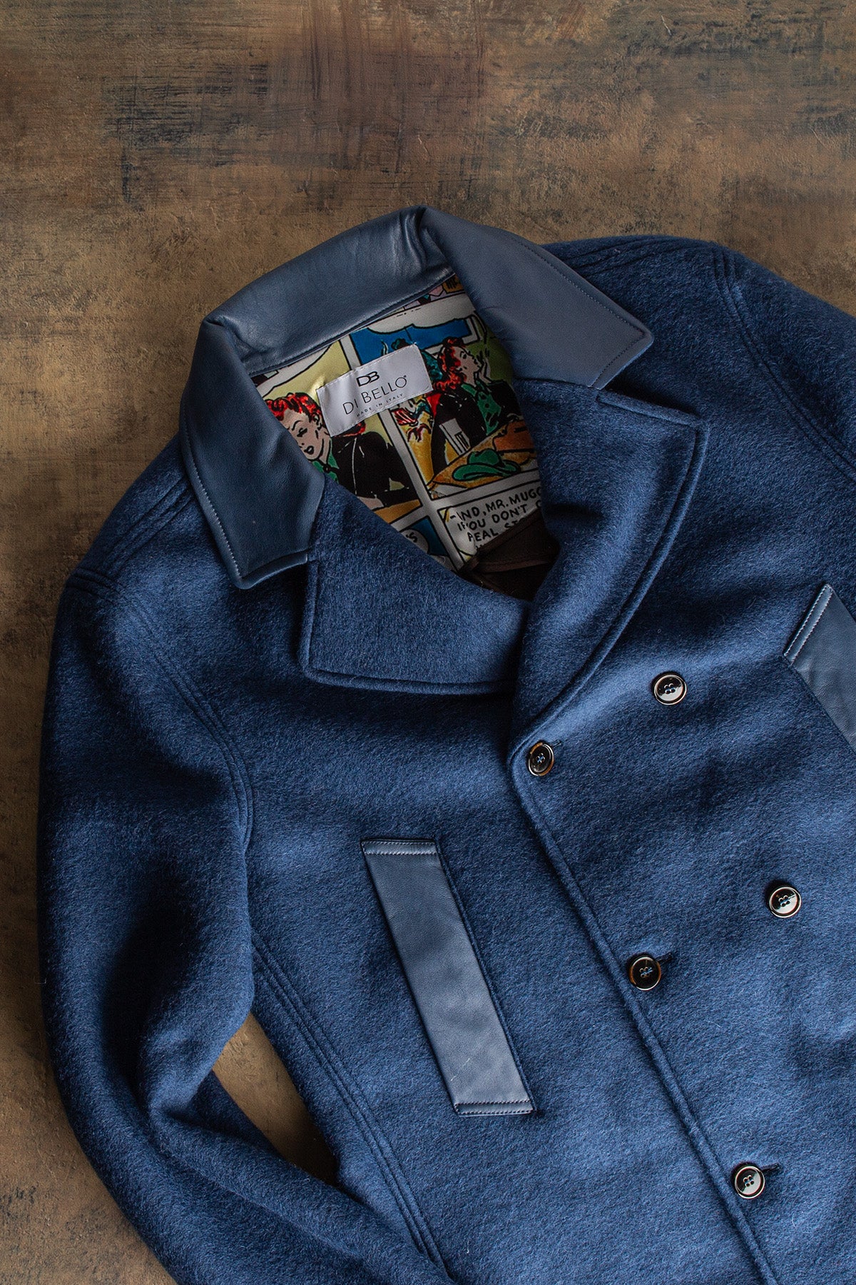 Lucas Double Breasted Coat | Samples - Mens - Outerwear - Cloth | Axel's Florence Collection