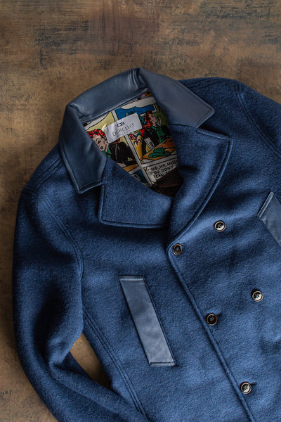 Lucas Double Breasted Coat | Samples - Mens - Outerwear - Cloth | Axel's Florence Collection