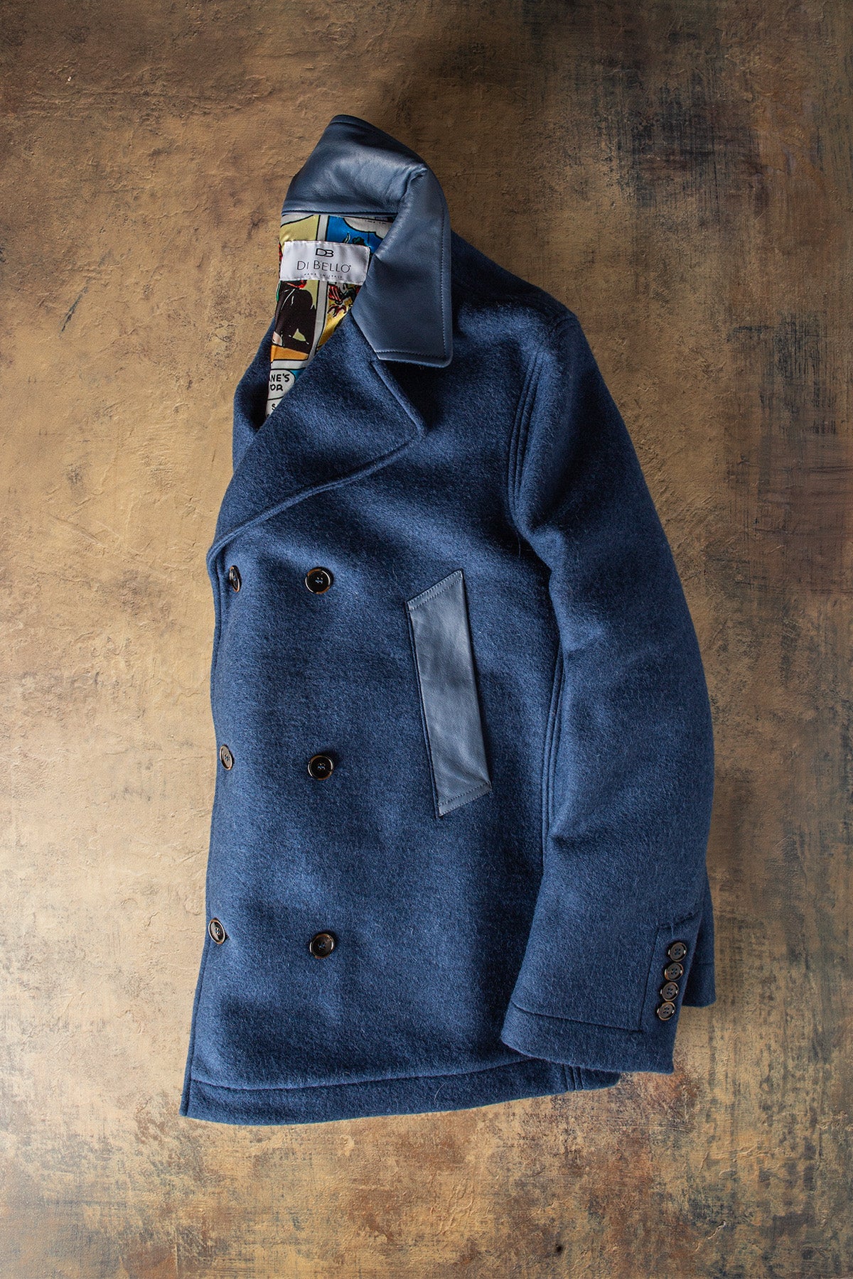 Lucas Double Breasted Coat | Samples - Mens - Outerwear - Cloth | Axel's Florence Collection