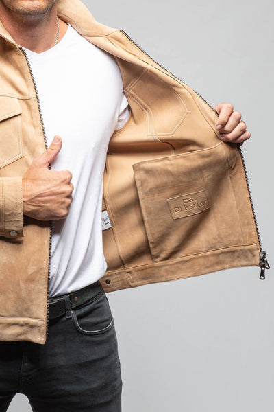 Axel's Florence Collection Maddox South African Lambskin Jacket Samples - Mens - Outerwear - Leather