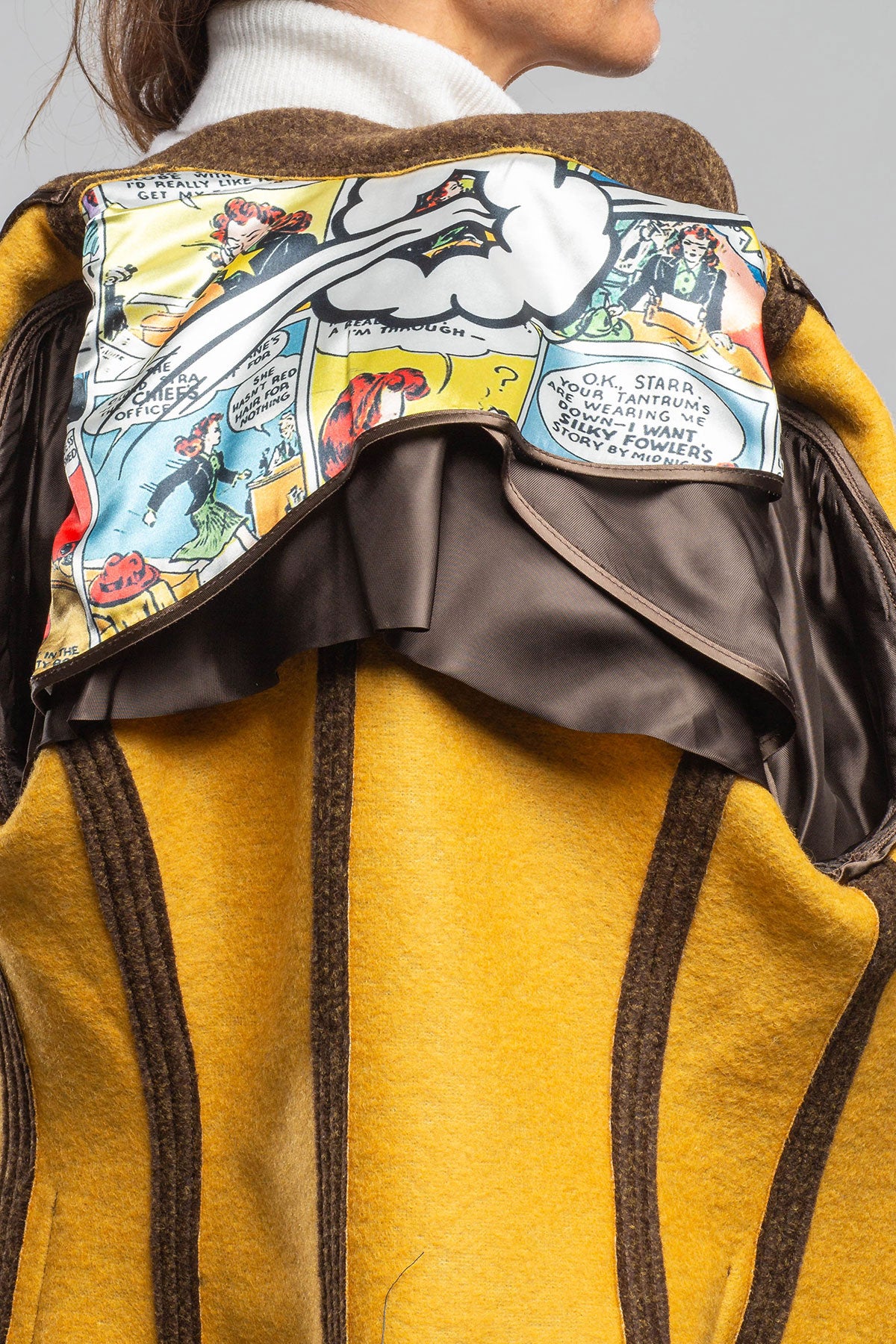 Axel's Florence Collection Maisie Wool Blazer In Brown Melange Ladies - Tailored - Jackets