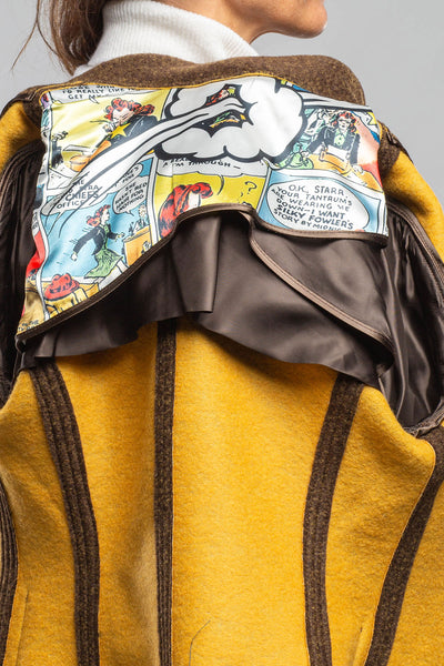 Axel's Florence Collection Maisie Wool Blazer In Brown Melange Ladies - Tailored - Jackets