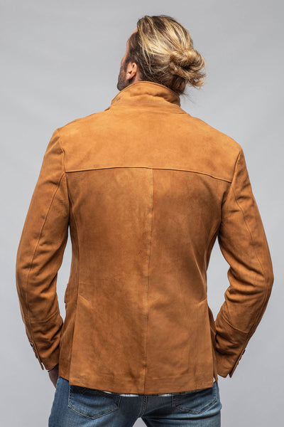 Axel's Florence Collection Maldito Suede Blazer In Cognac Mens - Outerwear - Leather