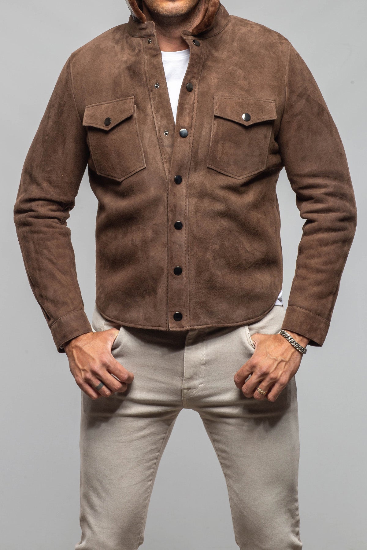 Axel's Florence Collection Morrison Shearling Jacket Samples - Mens - Outerwear - Shearling