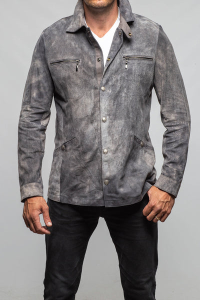 Axel's Florence Collection Moultrie Suede Jacket Samples - Mens - Outerwear - Leather