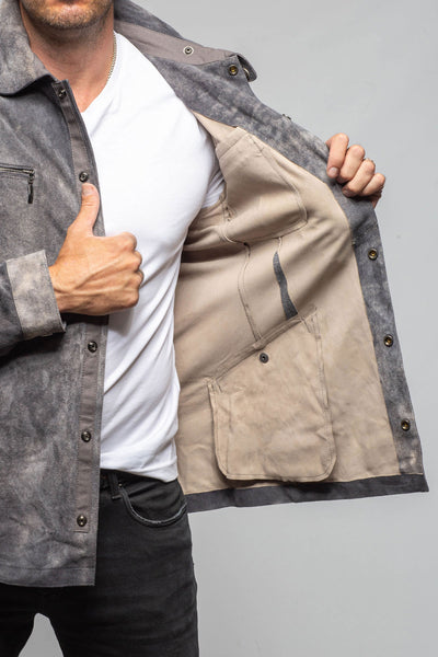 Axel's Florence Collection Moultrie Suede Jacket Samples - Mens - Outerwear - Leather