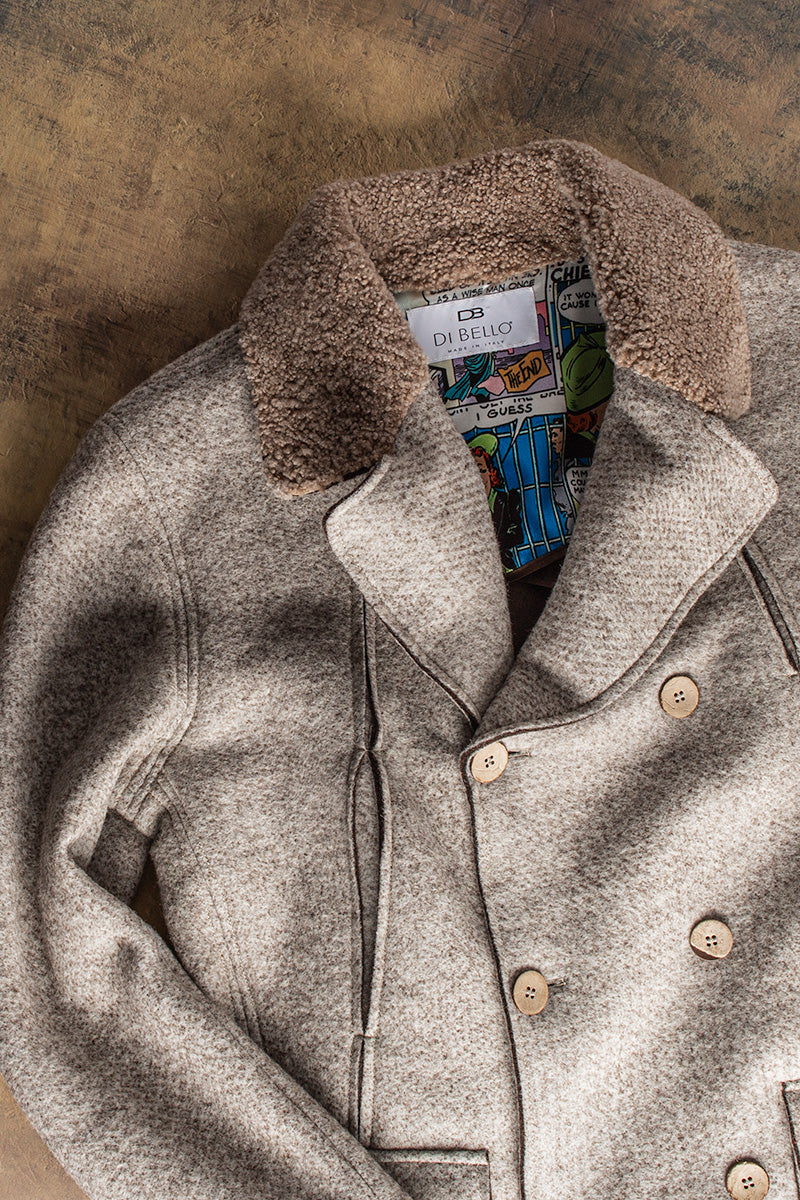 Axel's Florence Collection Murphy Double Breasted Coat Samples - Mens - Outerwear - Leather