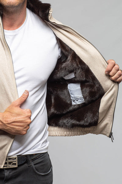 Axel's Florence Collection Normandy Mink & Cashmere Jacket Samples - Mens - Outerwear - Cloth