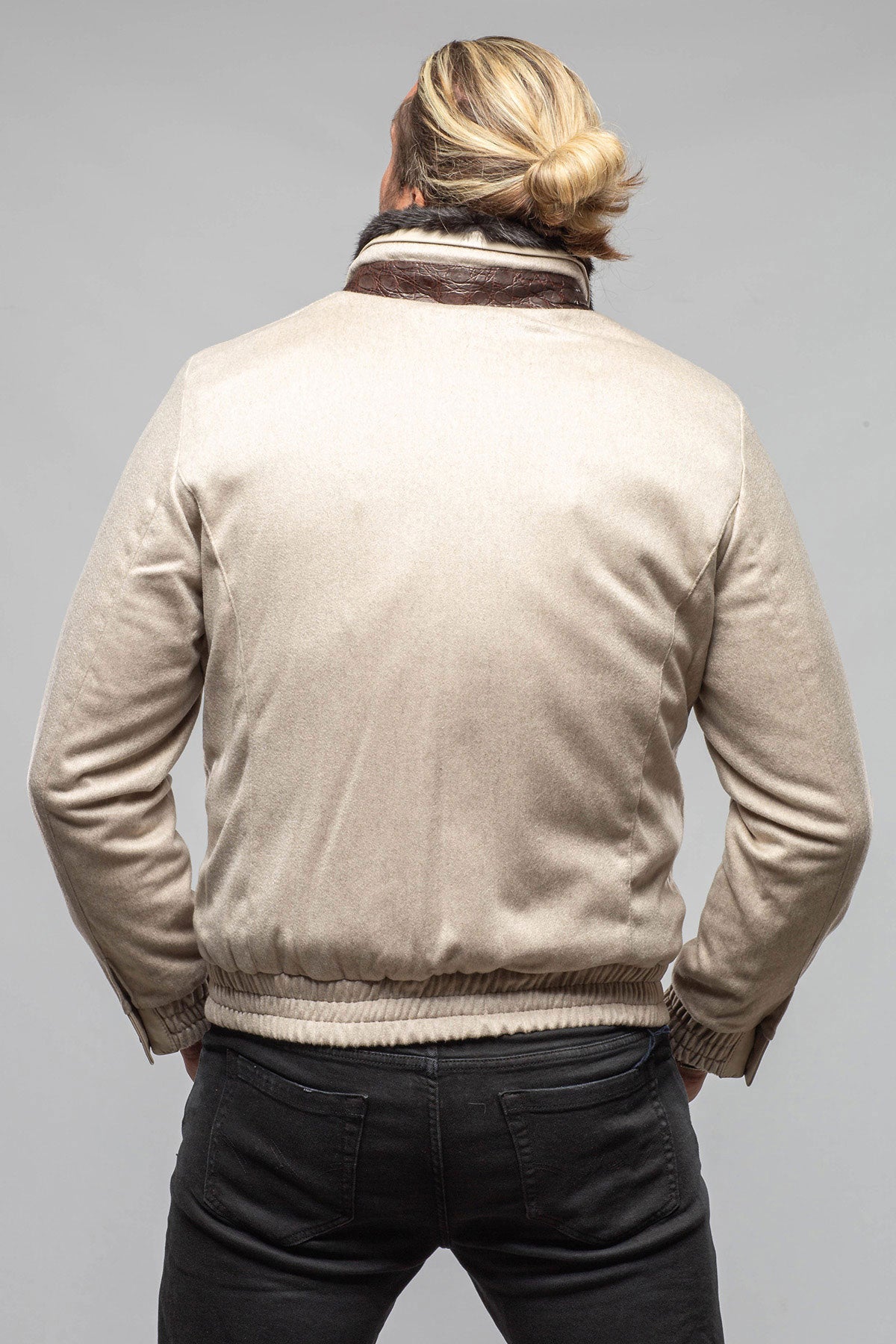 Axel's Florence Collection Normandy Mink & Cashmere Jacket Samples - Mens - Outerwear - Cloth