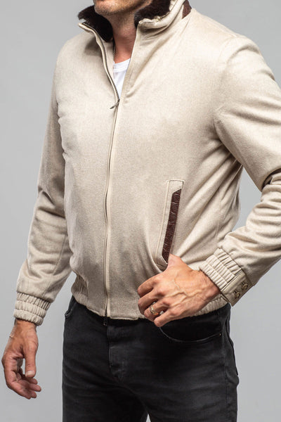 Axel's Florence Collection Normandy Mink & Cashmere Jacket Samples - Mens - Outerwear - Cloth