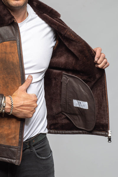 Axel's Florence Collection Pique Shearling Jacket Samples - Mens - Outerwear - Shearling