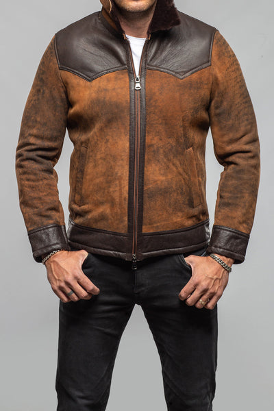 Axel's Florence Collection Pique Shearling Jacket Samples - Mens - Outerwear - Shearling