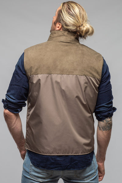 Axel's Florence Collection Riley Vest In Sage Samples - Mens - Outerwear - Leather