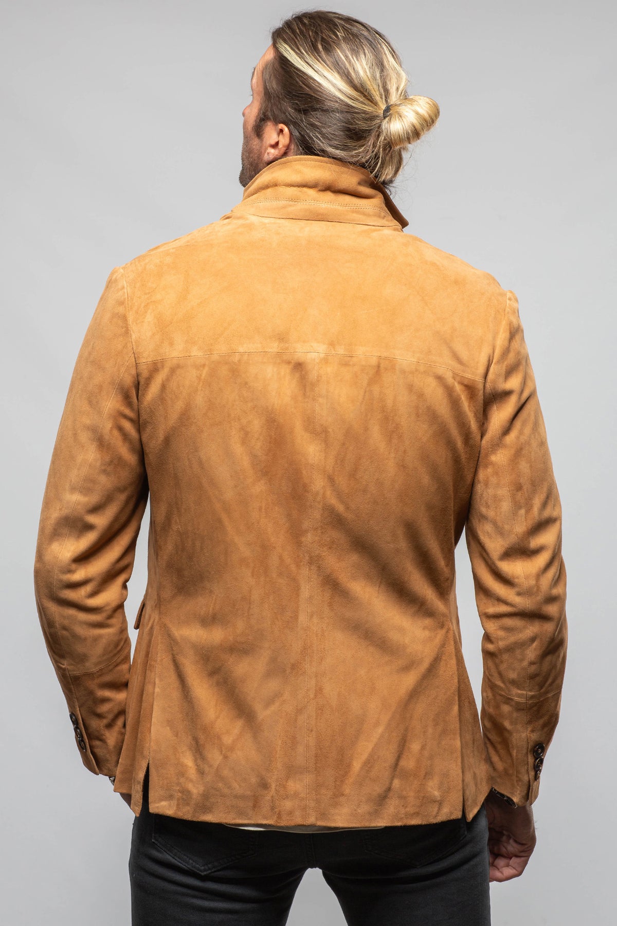 Axel's Florence Collection Roberto Suede Blazer Samples - Mens - Outerwear - Leather