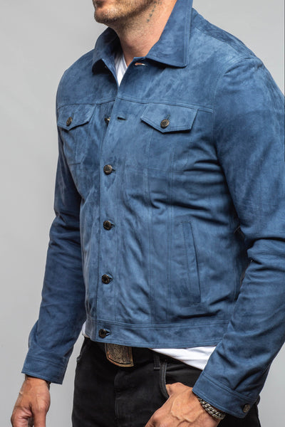Axel's Florence Collection Roebuck Suede Jean Jacket Samples - Mens - Outerwear - Leather