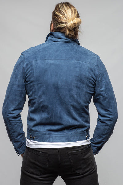Axel's Florence Collection Roebuck Suede Jean Jacket Samples - Mens - Outerwear - Leather