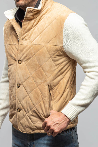 Russell Hybrid Suede Jacket | Samples - Mens - Outerwear - Cloth | Axel's Florence Collection