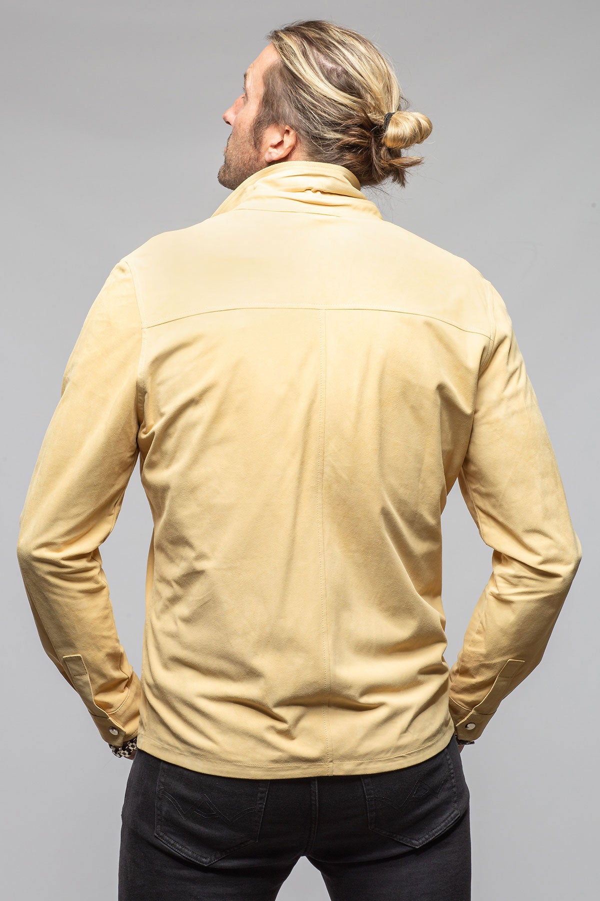 Axel's Florence Collection Rye Suede Shirt Jacket Samples - Mens - Outerwear - Leather