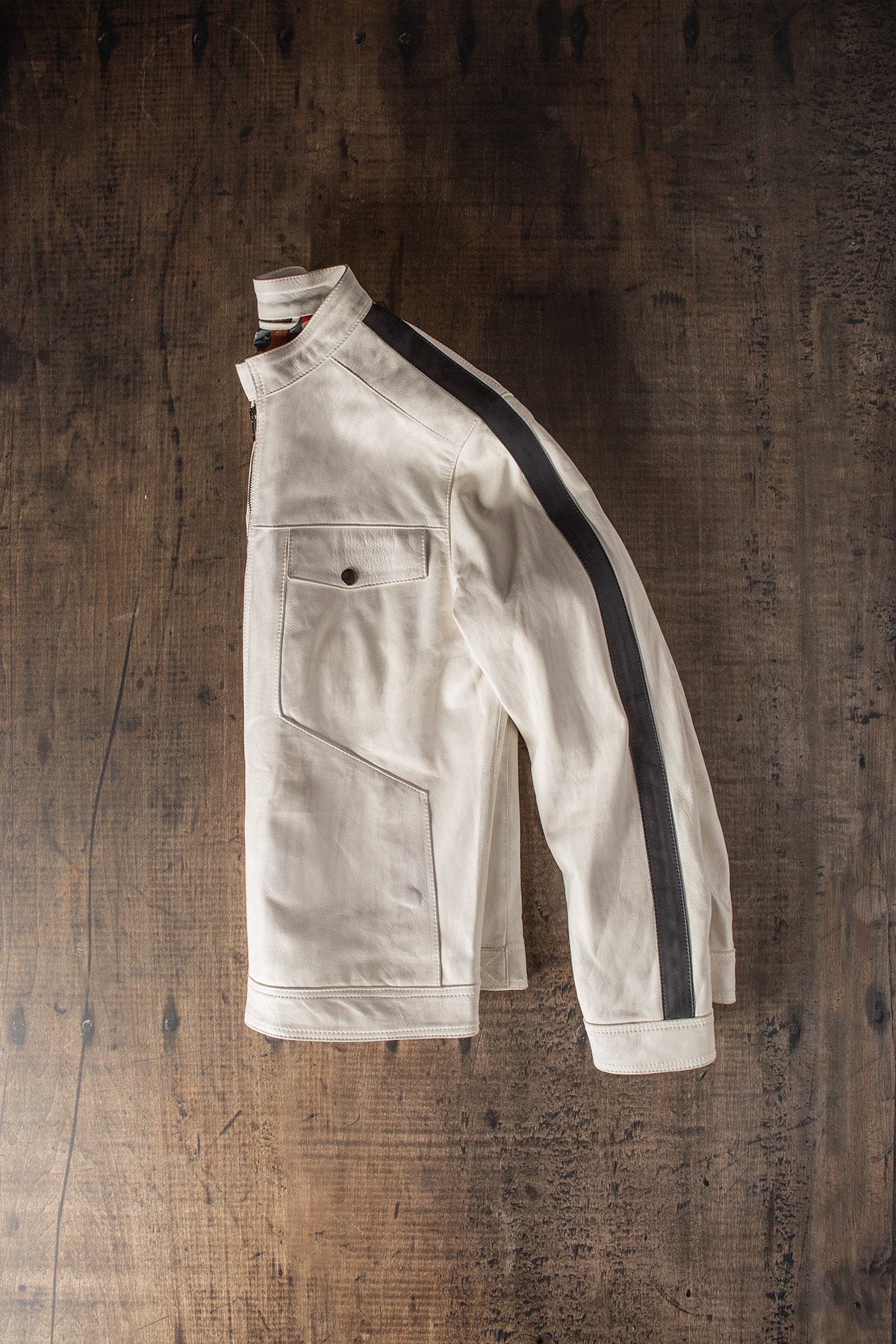 Strokes Moto Jacket | Samples - Mens - Outerwear - Leather | Axel's Florence Collection