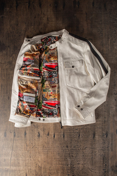 Strokes Moto Jacket | Samples - Mens - Outerwear - Leather | Axel's Florence Collection
