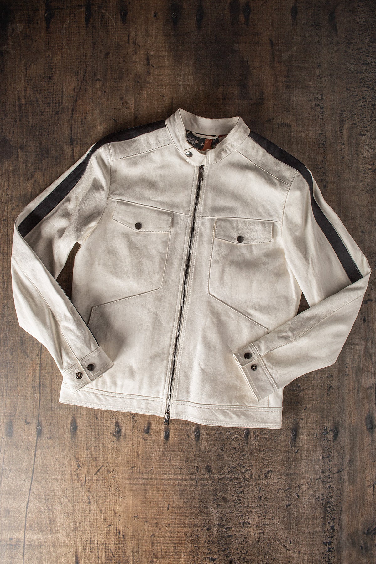 Strokes Moto Jacket | Samples - Mens - Outerwear - Leather | Axel's Florence Collection