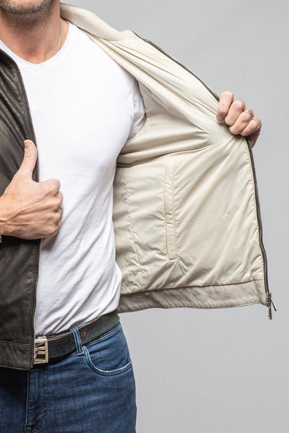 Axel's Florence Collection The Durango Suede Jacket In Black Samples - Mens - Outerwear - Leather