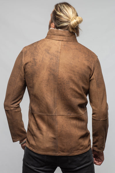 Axel's Florence Collection Thurmond Rustic Lambskin Jacket Samples - Mens - Outerwear - Leather