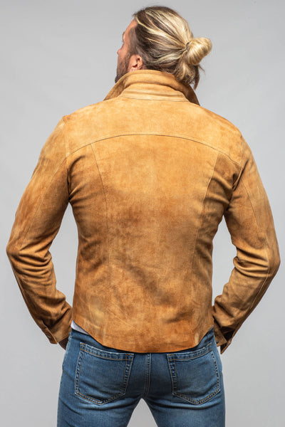 Axel's Florence Collection Tiburon Suede Snap Shirt Samples - Mens - Outerwear - Leather