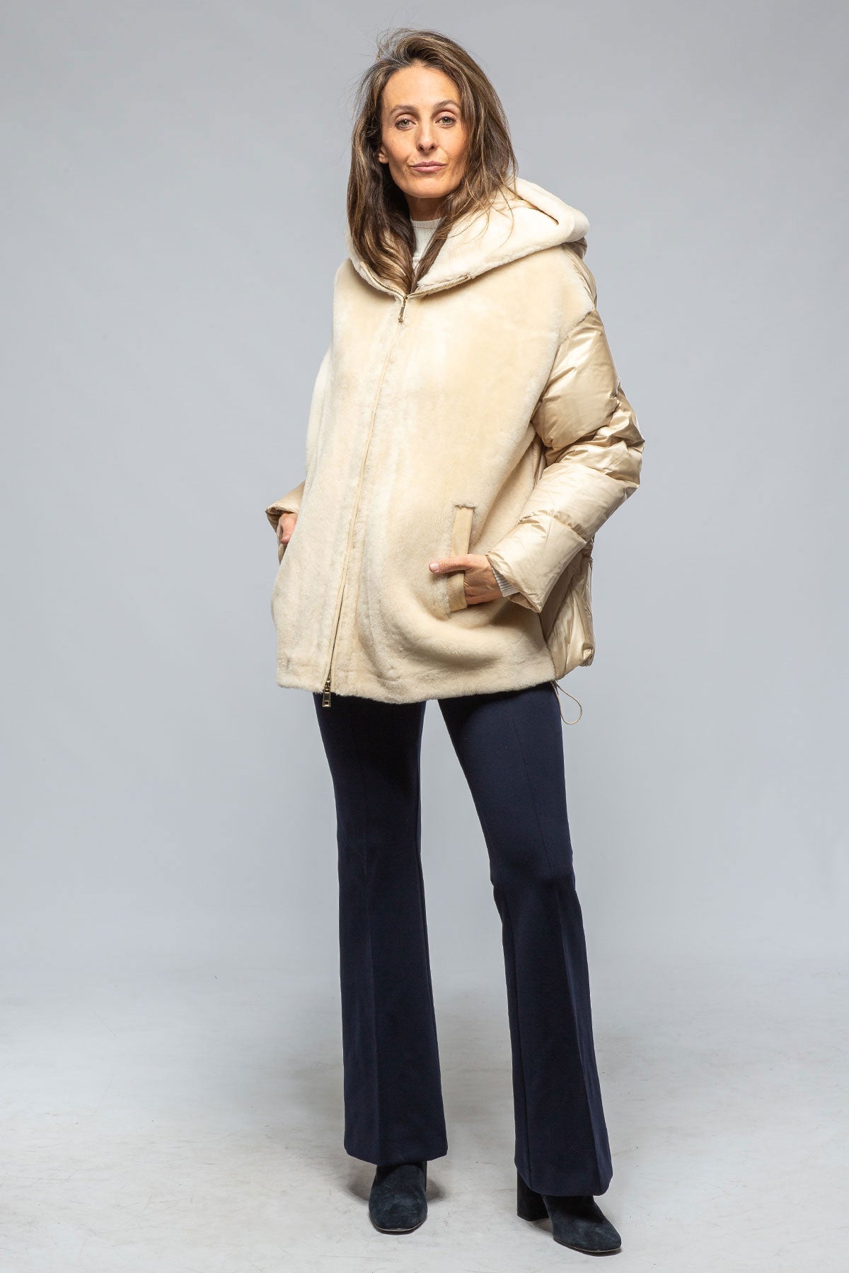 Axel's Florence Collection Victoria Shearling Parka Samples - Ladies - Outerwear - Cloth