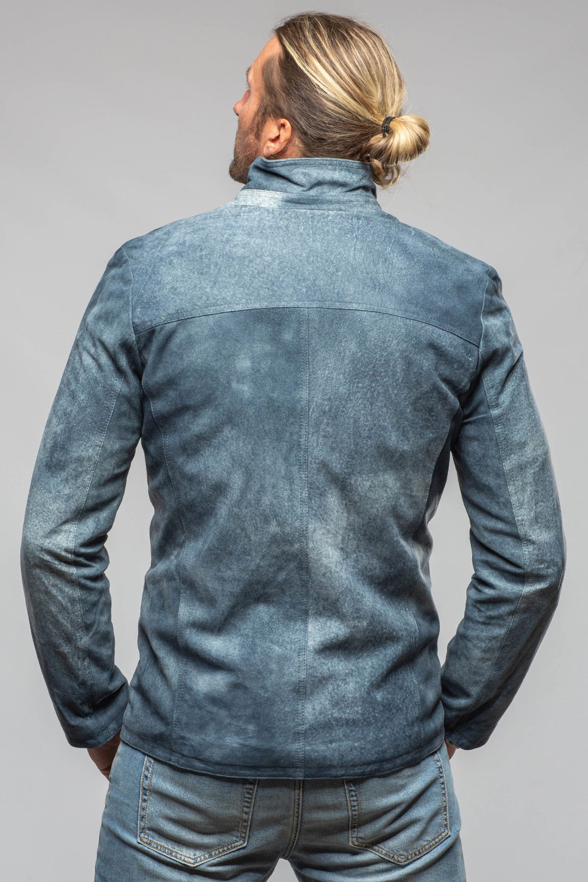Axel's Florence Collection Walhalla Lambskin Suede Blazer Samples - Mens - Outerwear - Leather