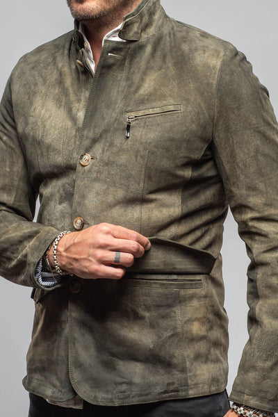 Axel's Florence Collection Wilhelm Suede Blazer Samples - Mens - Outerwear - Cloth