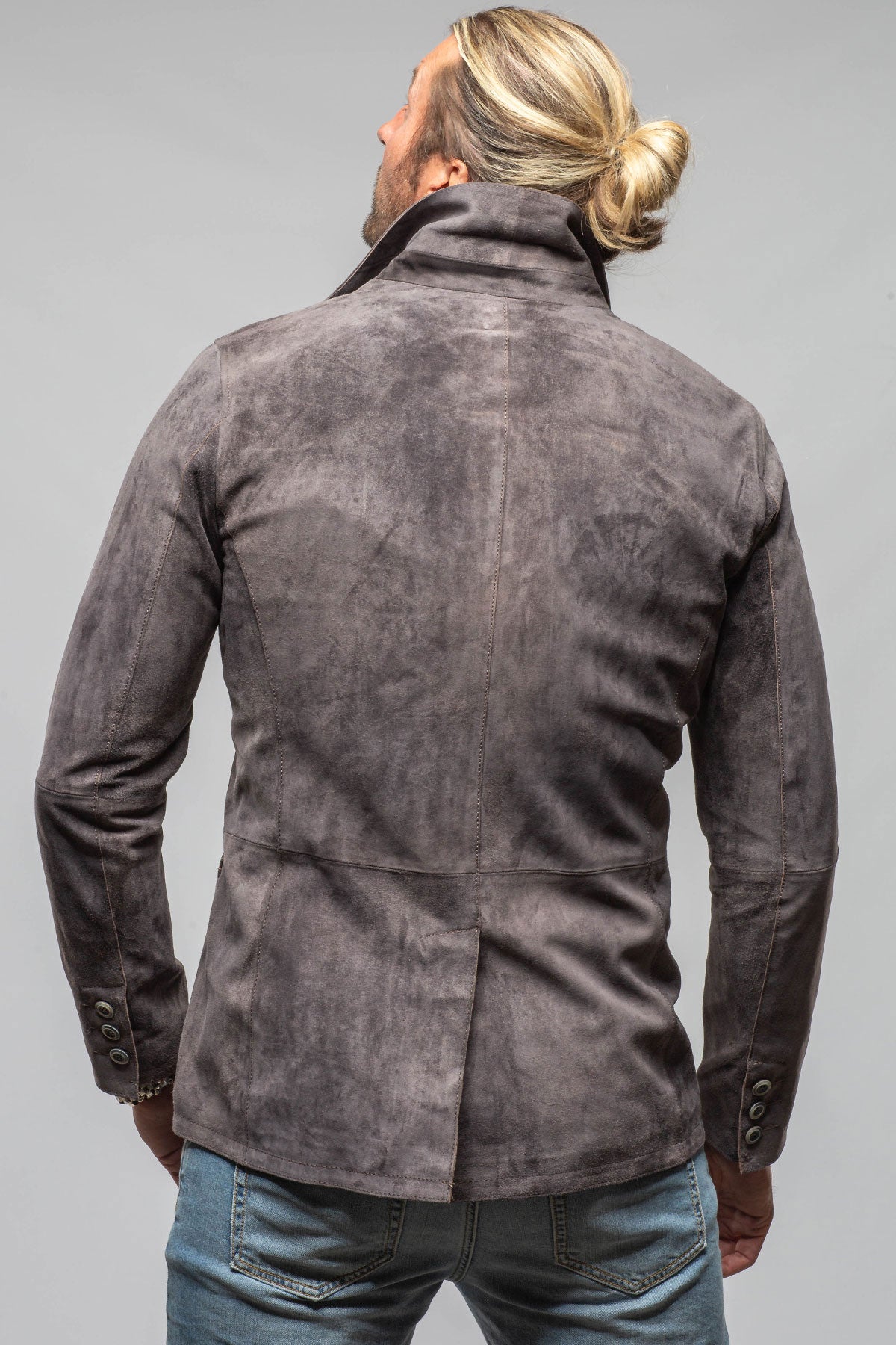 Axel's Florence Collection Wilhelm Suede Blazer Samples - Mens - Outerwear - Leather