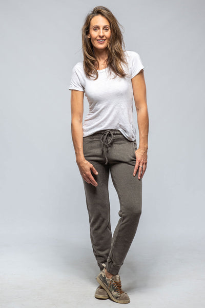 Axel's Premium Denim Atlantic Jogger In Stone Washed Grey Ladies - Pants - Knit