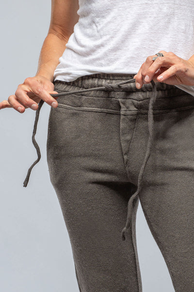 Axel's Premium Denim Atlantic Jogger In Stone Washed Grey Ladies - Pants - Knit