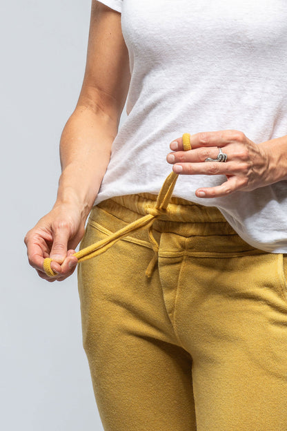 Axel's Premium Denim Atlantic Jogger In Stone Washed Okra Ladies - Pants - Knit