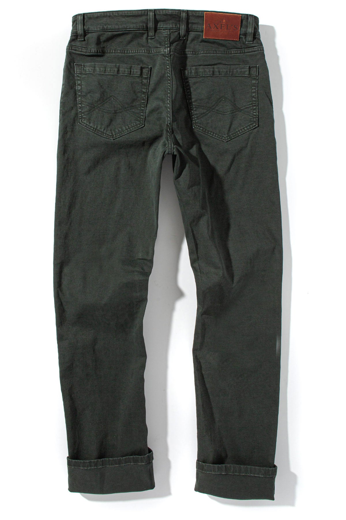 Axel's Premium Denim | Colorado Soft-Touch Slim Jeans In Verde Loden | Mens - Pants - 5 Pocket 
