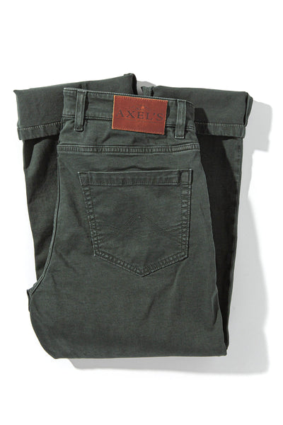 Axel's Premium Denim | Colorado Soft-Touch Slim Jeans In Verde Loden | Mens - Pants - 5 Pocket 
